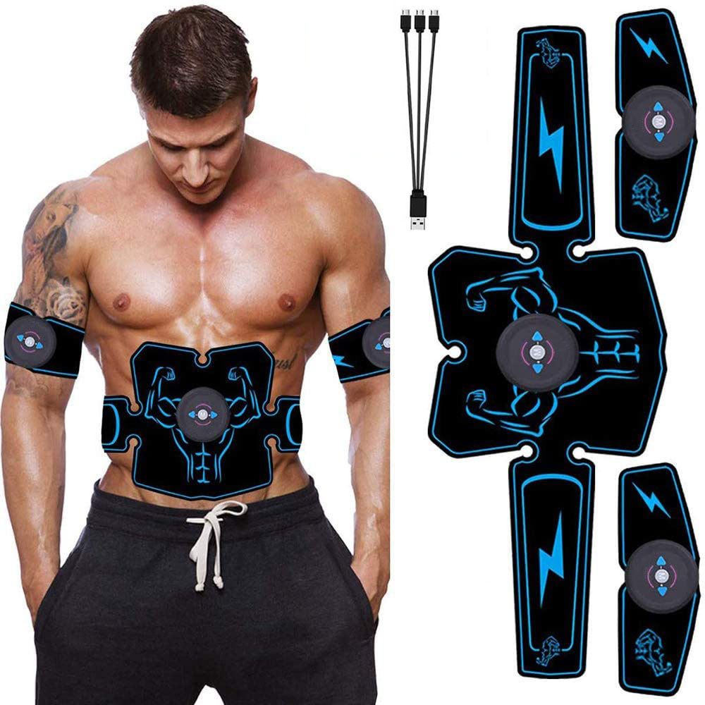 Remote Slim Muscle Stimulator Abdominal ABS Training Toning Belt Waist Trimmer 