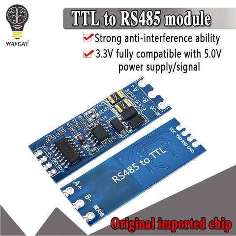 TTL Turn To RS485 Module Hardware Automatic Flow Control Module Serial UART Level Mutual Conversion Power Supply Module 3.3V 5V ► Photo 1/6