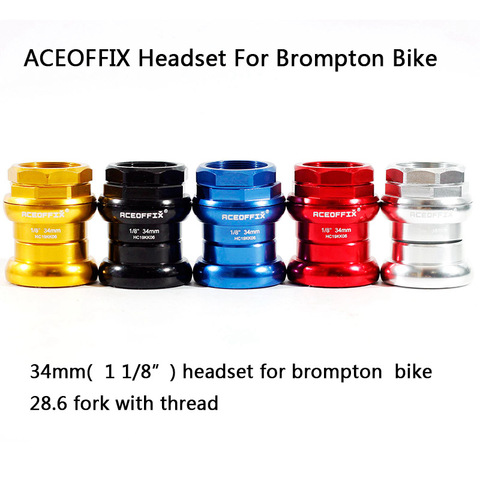 For Brompton Bike 34mm 75g Ultralight Bicycle External Headset 1 1/8