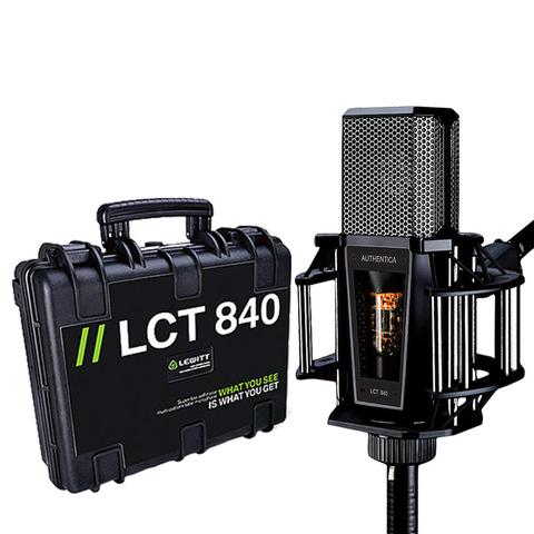 LEWITT LCT840 dual-diaphragm tube microphone classic solid vintage sound Perfectly suited for miking vocals and instruments ► Photo 1/6