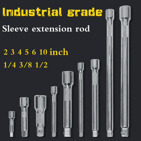 Socket ratchet wrench extension bar 1/4