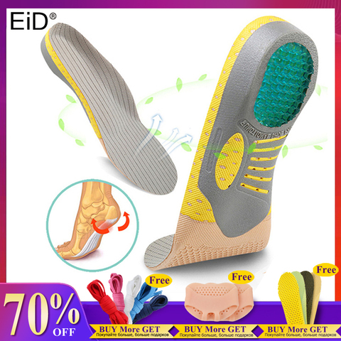 EiD PVC Orthopedic Insoles Orthotics flat foot Health Sole Pad for Shoes insert Arch Support pad for plantar fasciitis Feet Care ► Photo 1/6