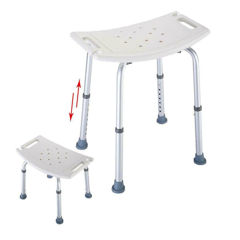 Non-slip Bath Chair 6 Gears Height Adjustable Elderly Bath Tub Shower Chair Bench Stool Seat Safe Bathroom Environment Product ► Photo 1/6