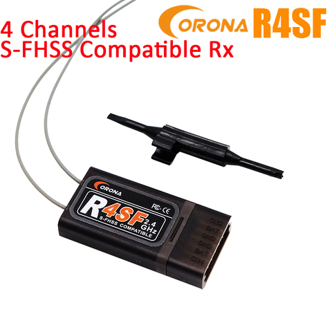 Corona 2.4G R4SF  S-FHSS/FHSS receiver compatible FUTABA S-FHSS T6 14SG ► Photo 1/4