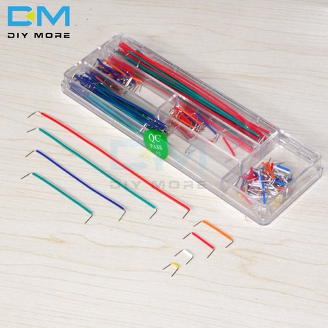 140Pcs U Shape Shield Solderless Breadboard Jumper Cable Wires Kit for Arduino Diy Kit Electronic PCB Board Module ► Photo 1/1