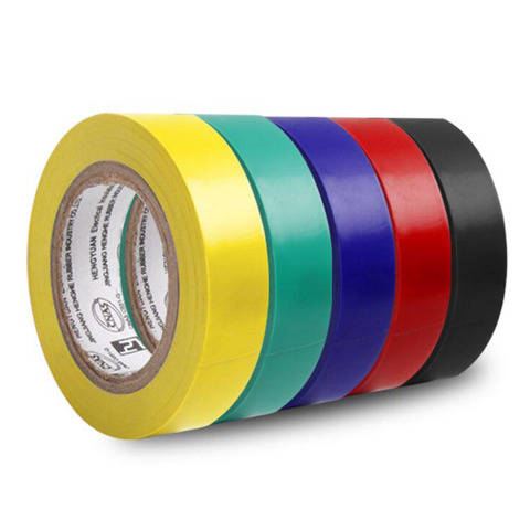 Color Wear-resistant Lead-free Electrical Insulation Electrical Tape PVC Fame Retardant Strong Electrical Tape 11 Meters ► Photo 1/6