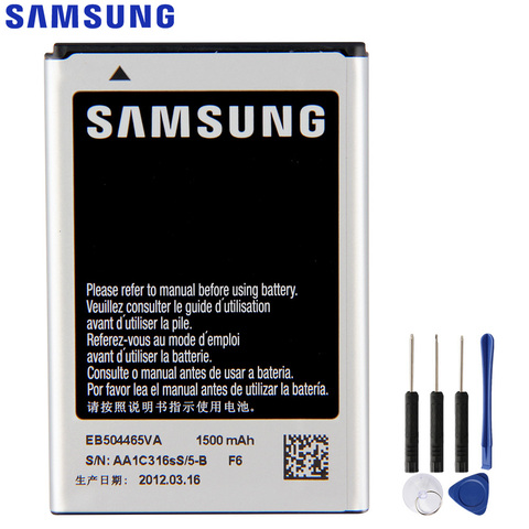 SAMSUNG Original Battery EB504465VU for SCH-W799 W609 i8910 / U i6410 i5700 i5800 i5801 i8320 i8700 GT-S8500 S8530 B6520 B7300C ► Photo 1/6