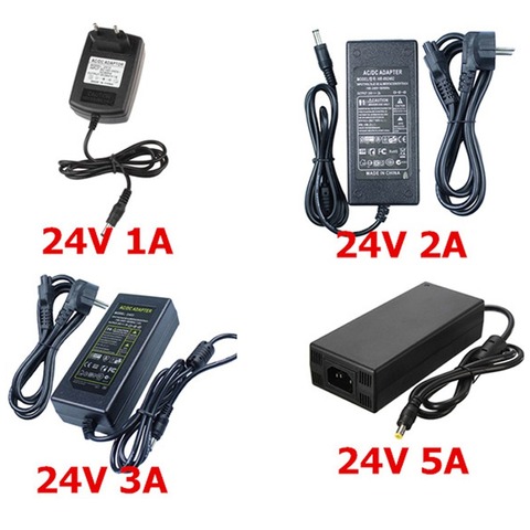 AC DC 24V Power Supply 1A 2A 3A 5A 6A 7A 8A 10A AC/DC Led 24V Power Supply Adapter Switching Transformers 220V 110V To 24 V Volt ► Photo 1/6