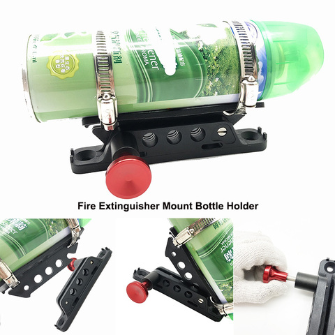2022 NEW Fits Jeep Wrangler Fire Extinguisher Mount Bottle Holder Aluminum For Jk Jku Jl Utv Roll Bar taxi Fire ► Photo 1/6