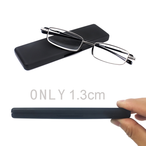 mens readers reading glasses prescription glasses women metallic with case spring hinges frame 2.0 ► Photo 1/6