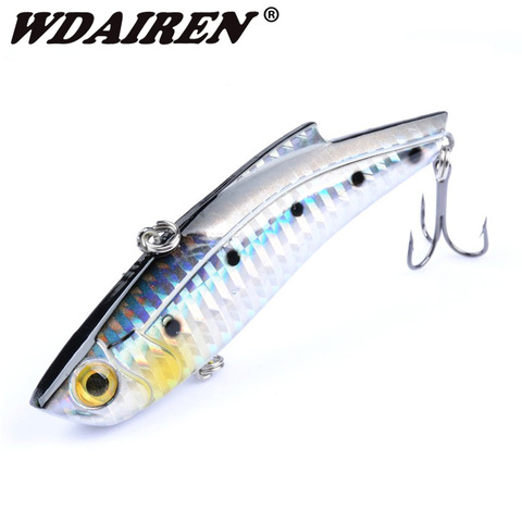 1Pcs VIB Winter Ice Sea Fishing Lures 9cm 26.5g Hard Crankbait Wobblers Artificial 5 Colors Trolling Carp Fishing Accessories ► Photo 1/6