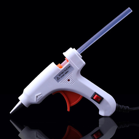 DIY Mini Removable Thermo Electric Heat Temperature Repairs Tool Hot Melt Glue Gun with Glue Stick 7mm 20W 110V-240V ► Photo 1/6