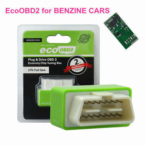 15% Fuel Save EcoOBD2 For Benzine Petrol Gasoline Cars Eco OBD2 Diesel NitroOBD2 Chip Tuning Box Plug & Driver Diagnostic Tool ► Photo 1/6