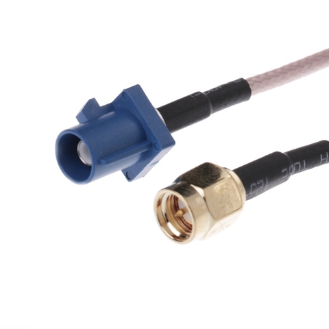 Fakra C Adapter Plug to SMA Male GPS Antenna Extension Cable RG316 Pigtail ► Photo 1/5
