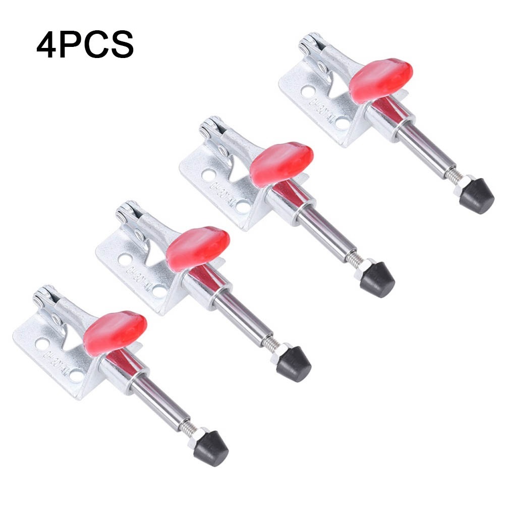 4Pcs GH-301AM 45Kg Toggle Clamp Quick Release Pull Action Vertical/Horizontal Type Clamps U-shaped Bar Hand Tool for Woodworking ► Photo 1/6