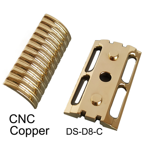 Dscosmetic D8 copper double edge safety razor head ► Photo 1/5