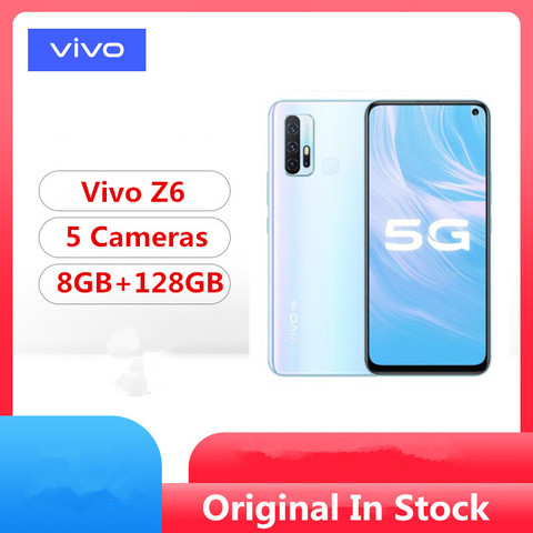 DHL Fast Delivery Vivo Z6 5G Cell Phone Snapdragon 765G Android 10.0 6.57