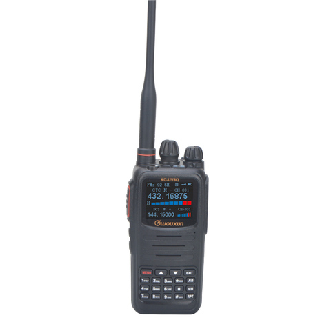 Wouxun KG-UV3Q Analogue UV dual band Walkie talkie VHF 10W UHF 8W High power talkie walkie scrambler roger two way radio FM ► Photo 1/6