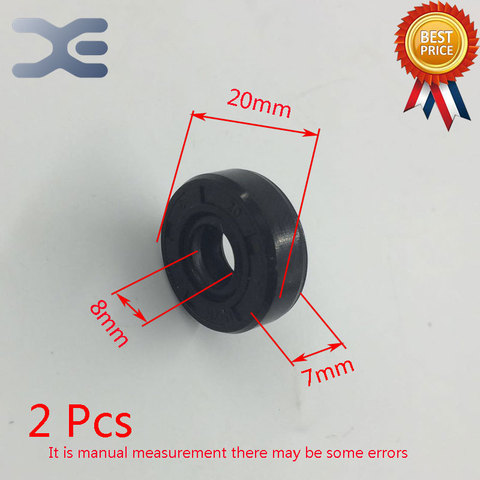 2Pcs Breadmaker Sorbet Machine Repair Parts Oil Seal Ring TC Inner Diameter 8 Outer Diameter 20 Thickness 7 Wearable For LG ► Photo 1/6