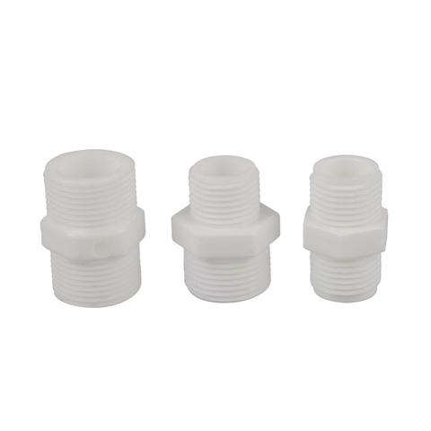 1/2'' 3/4'' 1/2'' to 3/4'' Male Thread Double Male Connector For PVC PE PB Various Plastic Pipe Home improvement Pipe Fittings ► Photo 1/6