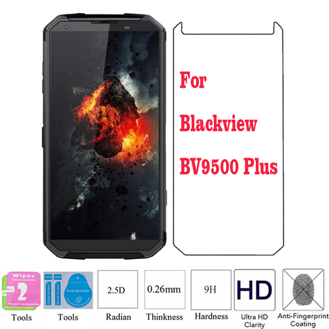 100% Original Tempered Glass For Blackview BV9500 Plus Protective Film 9H Screen Protector For Blackview BV9500 Plus ► Photo 1/6