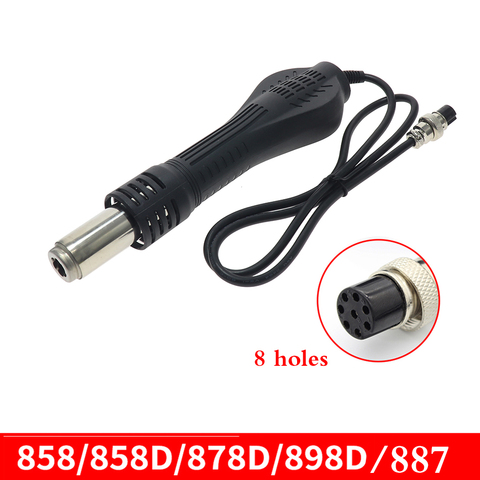 KADA 8858 Series Hot Air Gun Handle for KADA 858D 852AD 853A 887 852D Desoldering Station Air Gun Handle 8 Holes ► Photo 1/5