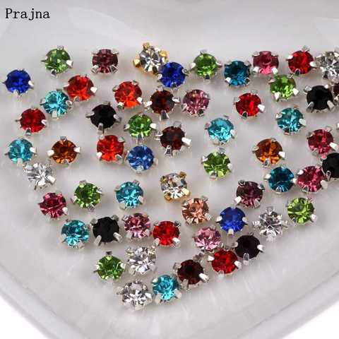 Prajna SS16 Mix Color Glass Sew On Rhinestone Stones For Clothes Dress Decoration Rhinestones On Clothes Flatback Accessories ► Photo 1/6