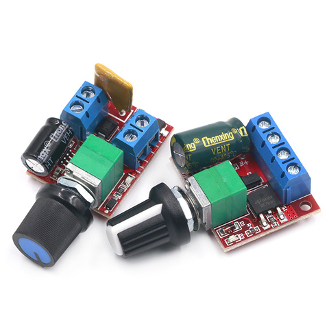 Mini DC-DC 4.5V-35V 5A 90W PWM DC Motor Speed Controller Module Speed Regulator Control Adjust Board Switch 12V 24V PN35 ► Photo 1/6