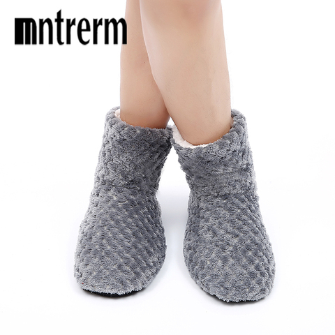 Mntrerm 2022 Winter Women Slippers Indoor Floor Shoes men New Warm Home Slippers Cotton Slippers For men Large size Shoes ► Photo 1/6