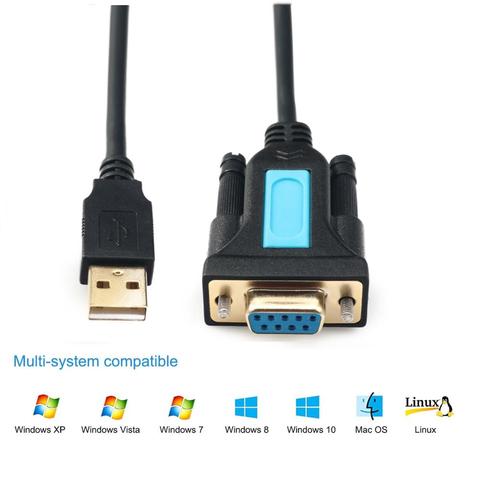 USB to RS232 female serial data cable for electronic display electronic scale extension cable ► Photo 1/6