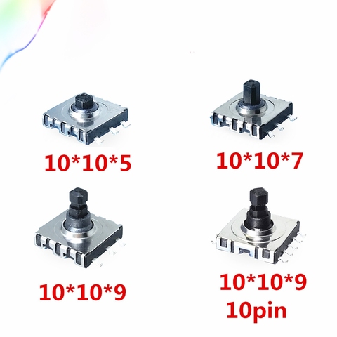 5pcs 10*10 hexapod five-way switch with positioning post button mobile navigation button touch switch 10x10 lightly ► Photo 1/1