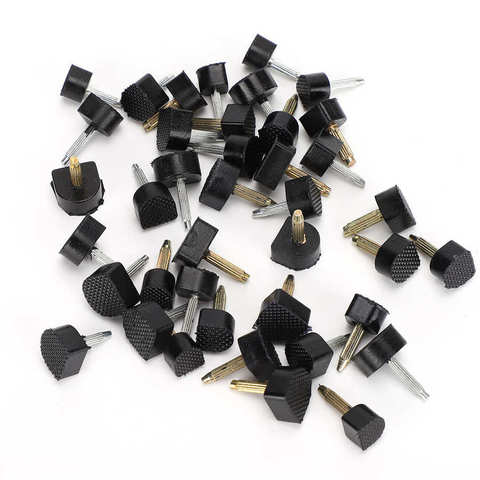 40Pcs High Heel Tip Replacement Repair Tips Pins Heel Stoppers Protect Dowel Lifts Wear-Resistant Anti-Skid Mute Shoe Accessory ► Photo 1/6