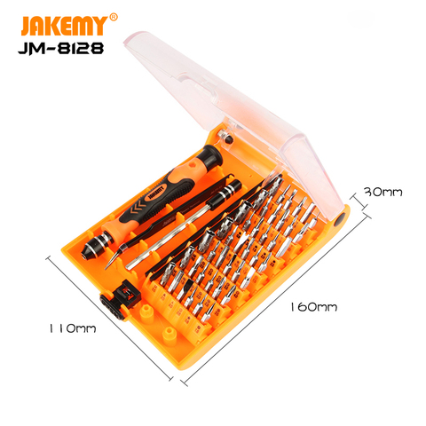 JAKEMY 45 IN 1 JM-8128 Precision Screwdriver CR-V Drivers DIY Hand Tool Kit All in One Set for Computer Mobile Phone Gamepad ► Photo 1/5