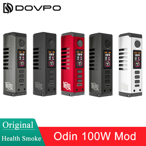 Original DOVPO Odin 100W Mod compatible with 18650/20700/21700 battery E cigs Vaporizer Vape Box Mod 510 Thread TFT Screen ► Photo 1/6