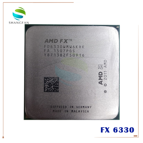 AMD FX-Series FX-6330 FX 6330 3.6 GHz Six-Core CPU Processor 95W FD6330WMW6KHK Socket AM3+ ► Photo 1/1