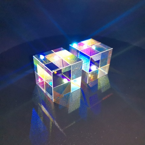 Christmas Creative Gifts Light Cube Prism Color Six-sided Rainbow Photo Photography ► Photo 1/6