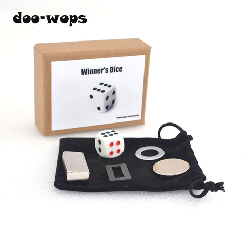 Winner's Dice by Secret Magic Tricks Magician Close Up Illusions Gimmick Prop Metalism Classic Toys Dice Number Prediction Magia ► Photo 1/5
