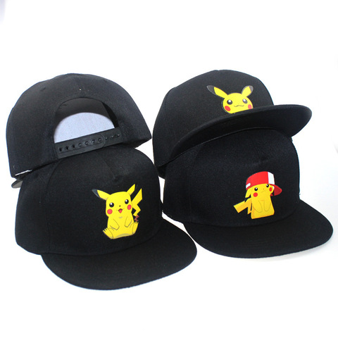 Pokemon Pikachu Fisherman's hat Adult Children Anime Toy Headdress Spring Summer Travel Leisure Sunshade Cap Knitted Woolen Hat ► Photo 1/5