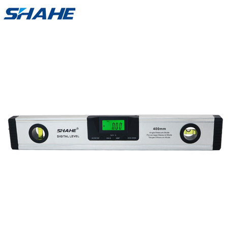 shahe 400mm Magnetic Digital Protractor Angle Finder Inclinometer electronic Level 360 degree Aluminum Alloy Bubble Spirit Level ► Photo 1/6