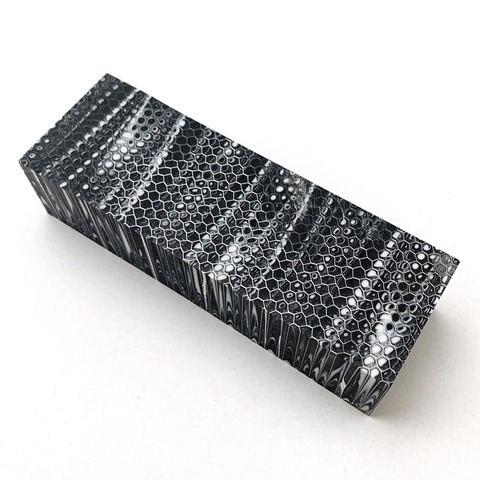 Resin material for tool holder Snake skin pattern honeycomb resin board Resin handle resin honeycomb patch tool holder material ► Photo 1/5