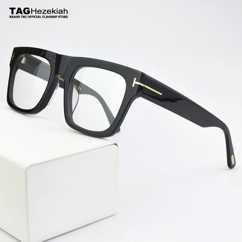 2022 Retro optical glasses frame men fashion brand vintage eyeglasses Square myopia computer eyeglasses frames for men TF5634-B ► Photo 1/6