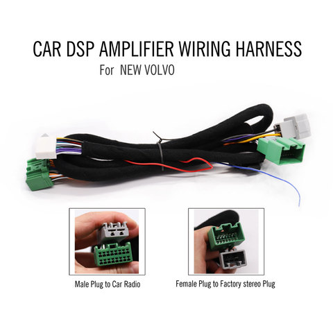 PUZU #62 car audio DSP amplifier new cable fit for volvo ► Photo 1/3