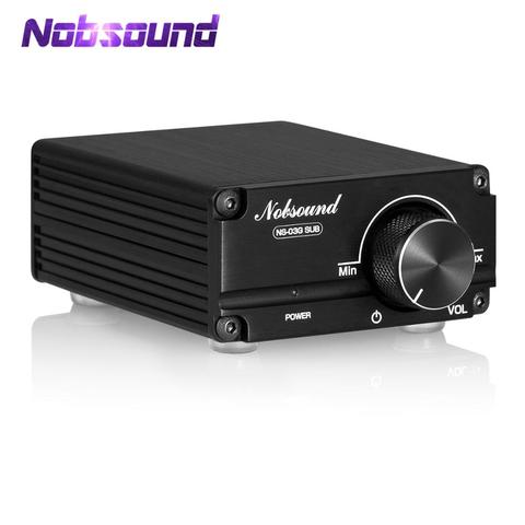 Nobsound Latest Mini 100W Subwoofer / Full Frequency Power Amplifier Mono Channel Audio TPA3116D2 Amp Black/Gray ► Photo 1/6