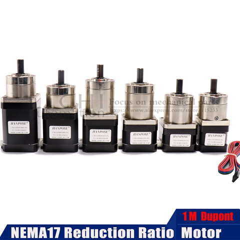 For 3D Printer Stepper Motor Nema 17 Planetary geared Gearbox All Ratio 17HS2408S 3401S 4401S 6401S 8401S motor ► Photo 1/6