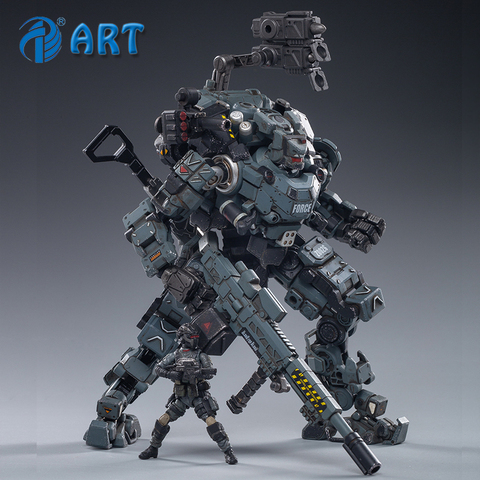 Strengthen JOYTOY Steel bone armour Grey  Mechanical Collection Action Figure Model Finished Product Free Shipping 1/25 ► Photo 1/6