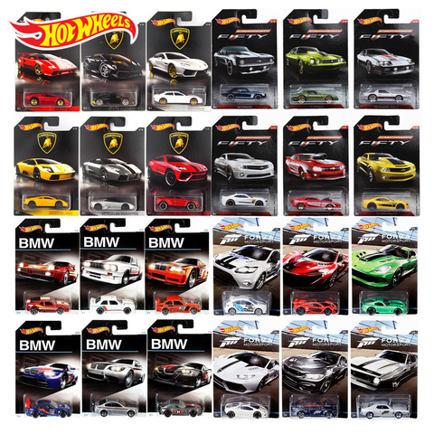 Hot Wheels Original Car 1:64 Collector Edition Metal Diecast 1/64 Model Hotwheels Car Toy Brand of Rambogini Honda Ford Boy Gift ► Photo 1/6