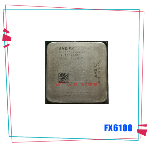 AMD FX-Series FX-6100 FX 6100 FX6100 3.3 GHz Six-Core CPU Processor FD6100WMW6KGU Socket AM3+ ► Photo 1/1