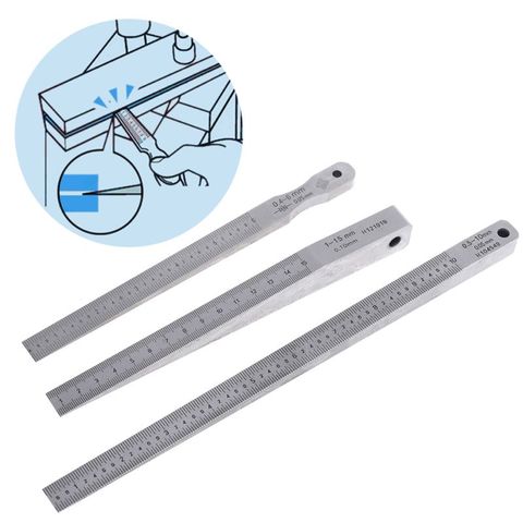 1-15mm 0.5-10mm 0.4-6mm Wedge Feeler Gauge Crack Flatness Layout Insert Wedge Gauge Welding Taper Measure Tool Caliper ► Photo 1/6