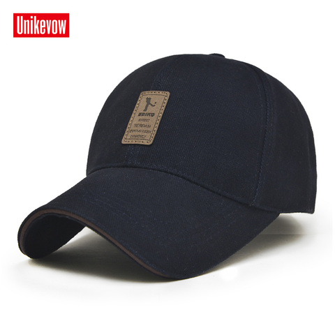 UNIKEVOW 9 Colors  Baseball Cap Men's Adjustable Cap Casual leisure hats Solid Color Fashion Snapback Summer Fall hat ► Photo 1/6