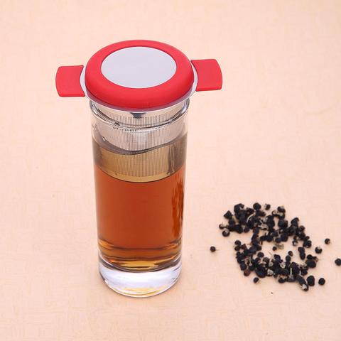 Reusable Stainless Steel Tea Infuser Basket Fine Mesh Tea Strainer With 2 Handles Lid Tea and Coffee Filters for Loose Tea Leaf ► Photo 1/6